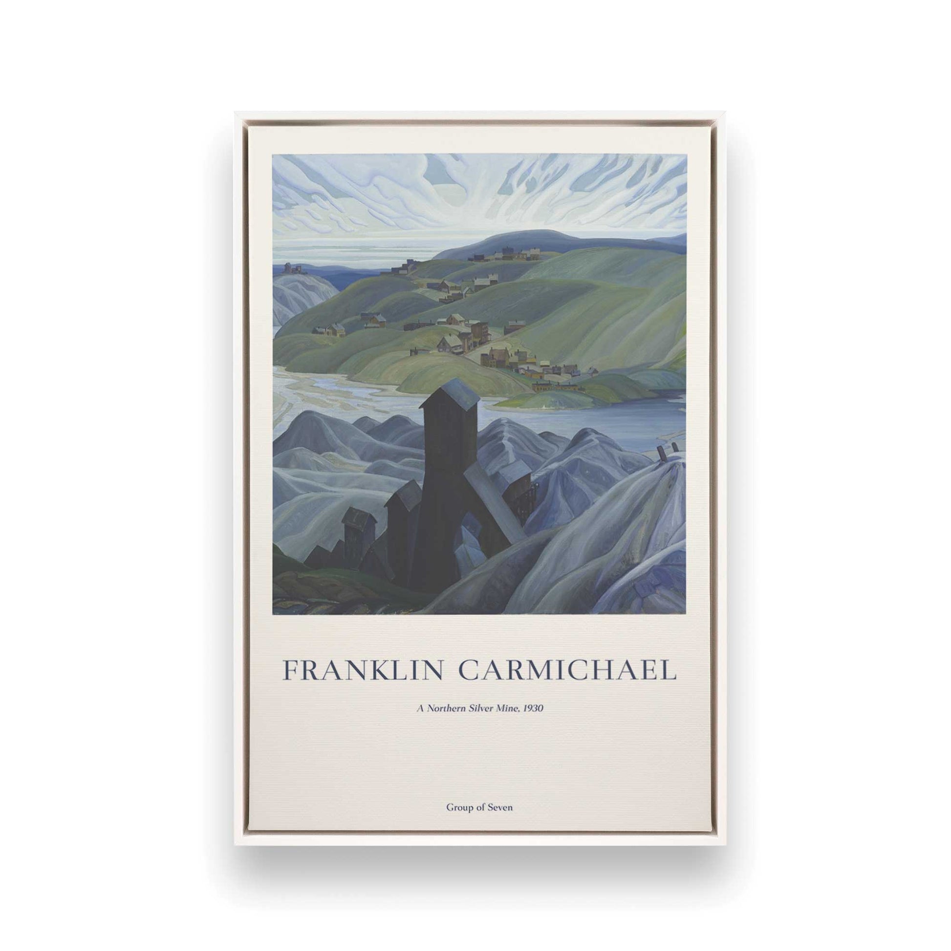 [Color:Opaque White], Picture of art in a White frame
