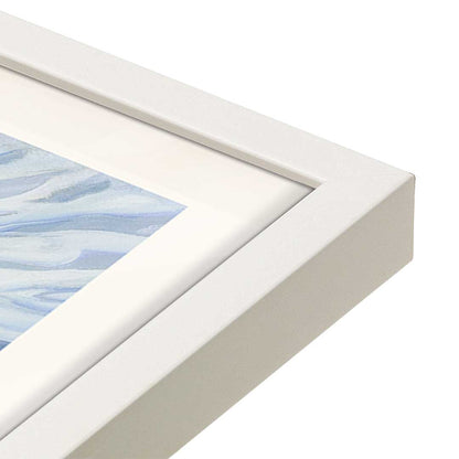 [Color:Opaque White], Picture of art in a Opaque White frame at an angle