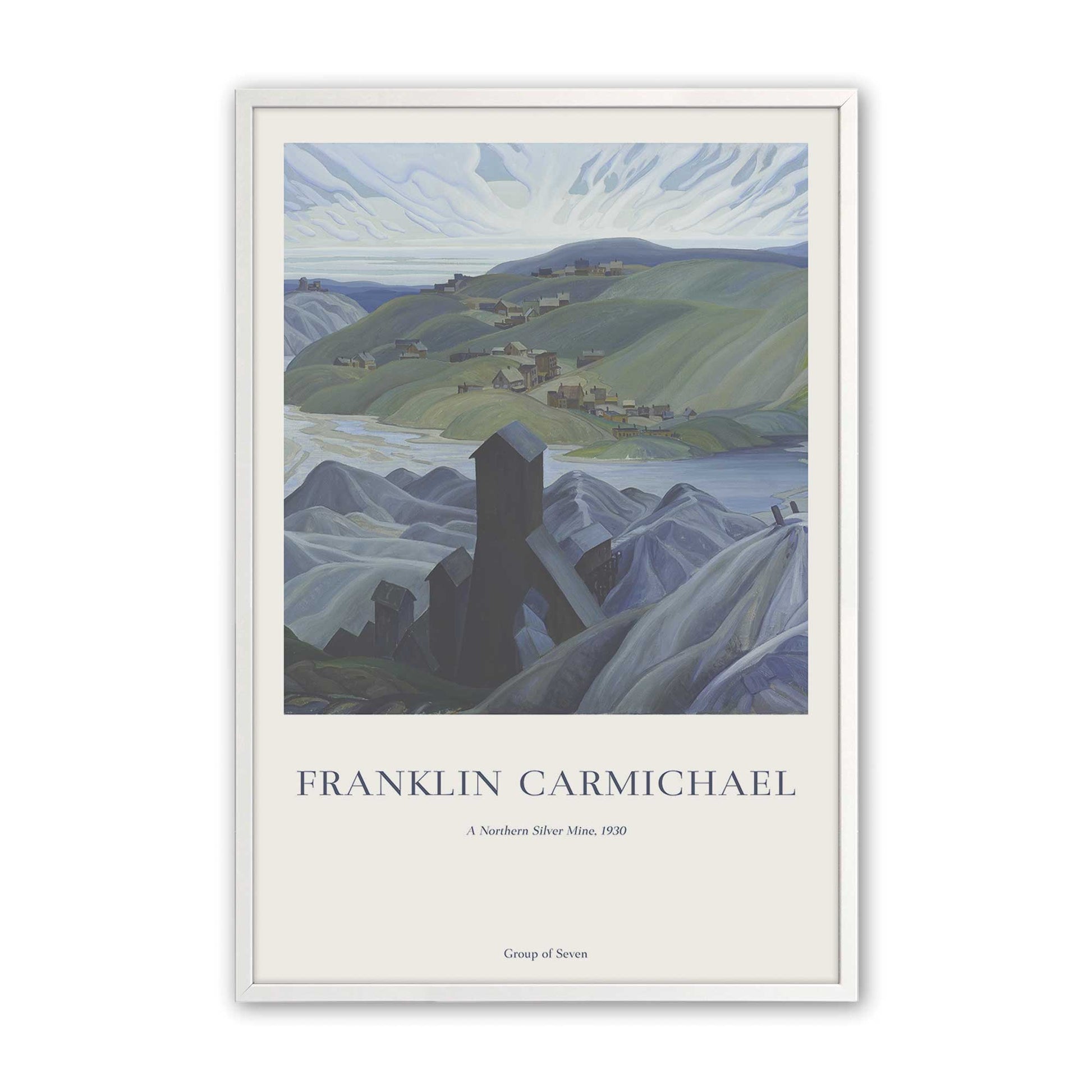 [Color:Opaque White], Picture of art in a Opaque White frame