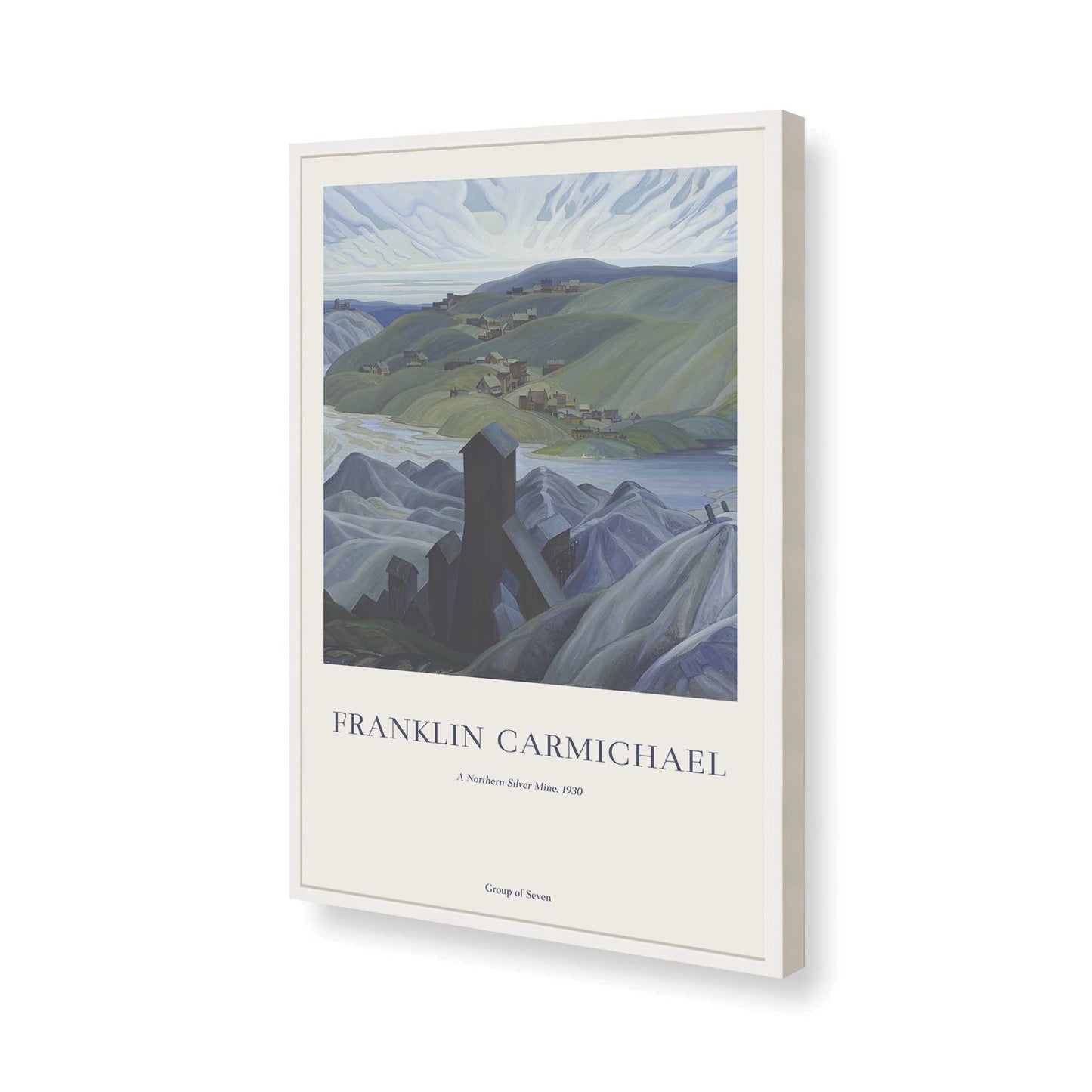 [Color:Opaque White], Picture of art in a Opaque White frame of the corner