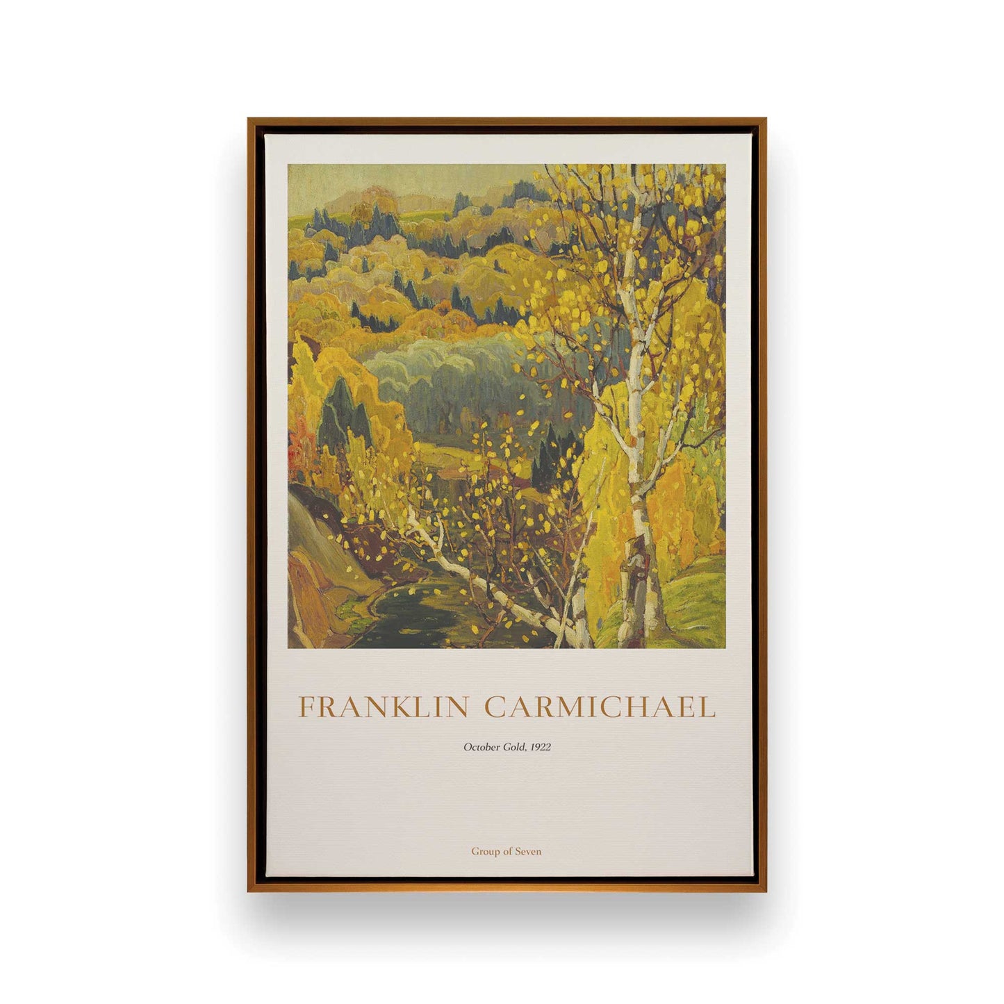 [Color:Polished Gold], Picture of art in a Polished Gold frame