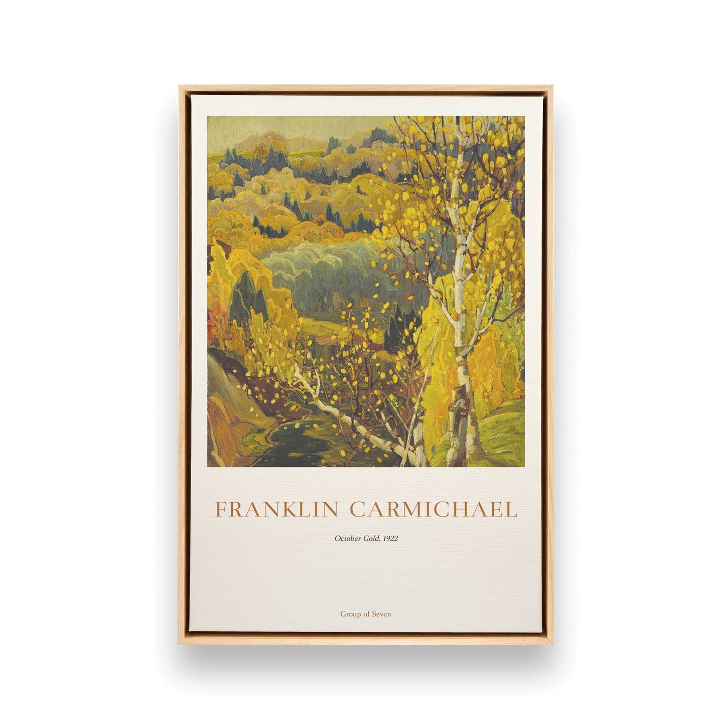 [Color:American Maple], Picture of art in a American Maple frame