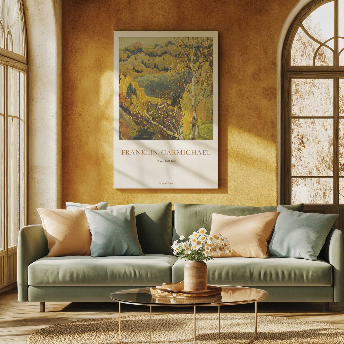 Picture of art in a room