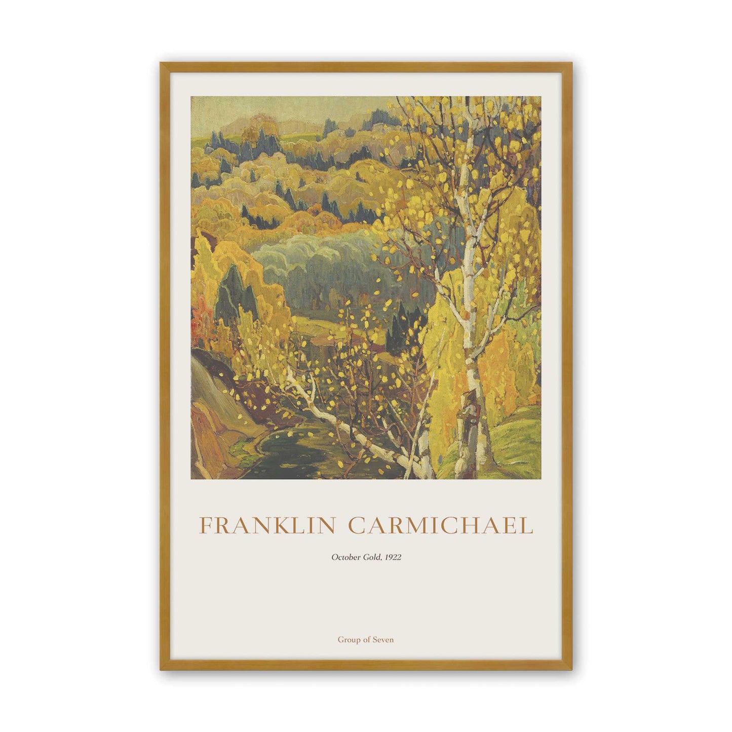 [Color:Polished Gold], Picture of art in a Polished Gold frame