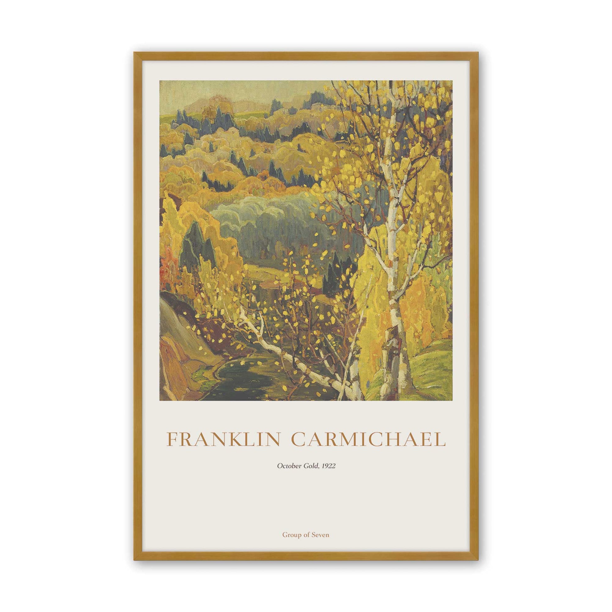 [Color:Polished Gold], Picture of art in a Polished Gold frame