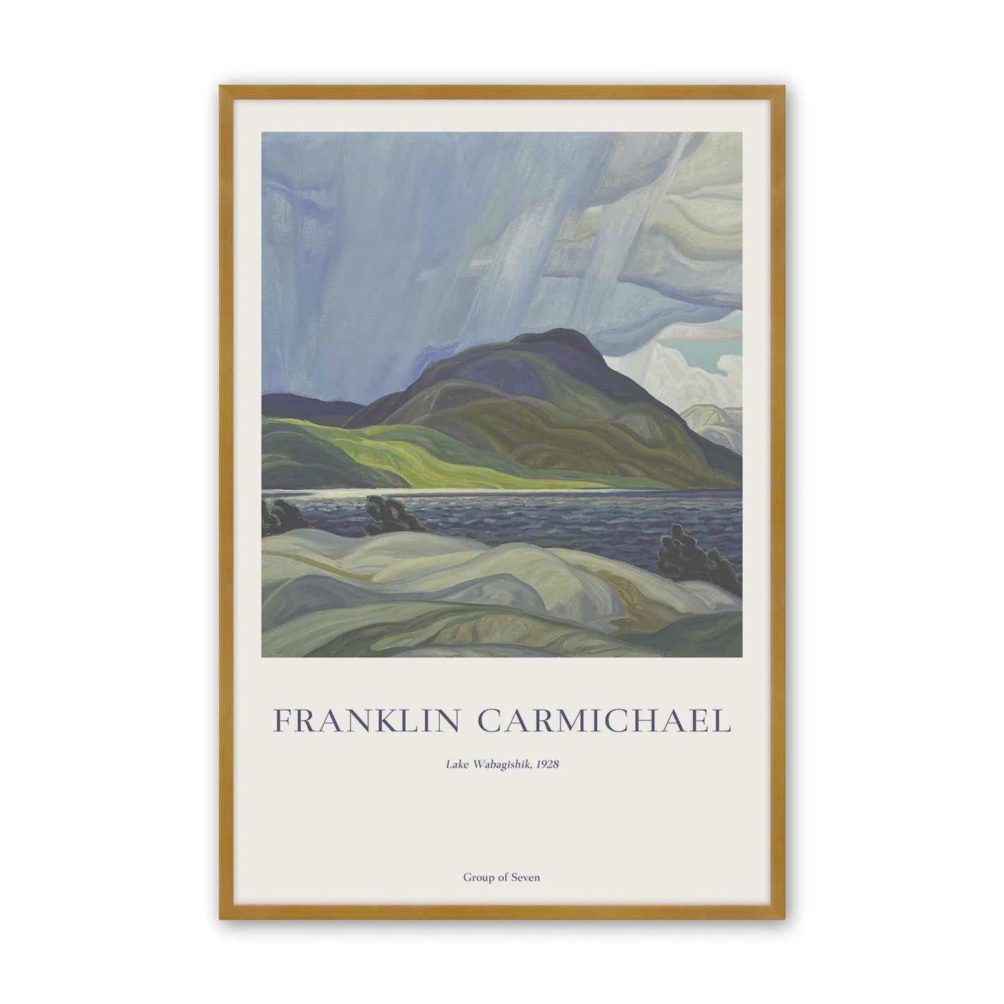 [Color:Polished Gold], Picture of art in a Polished Gold frame