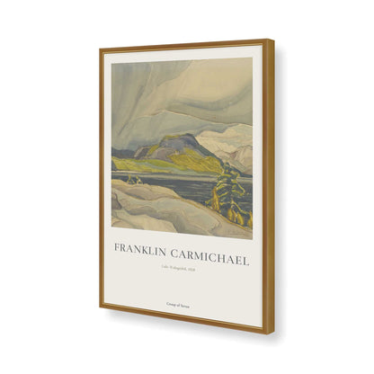 [Color:Polished Gold], Picture of art in a Polished Gold frame of the corner