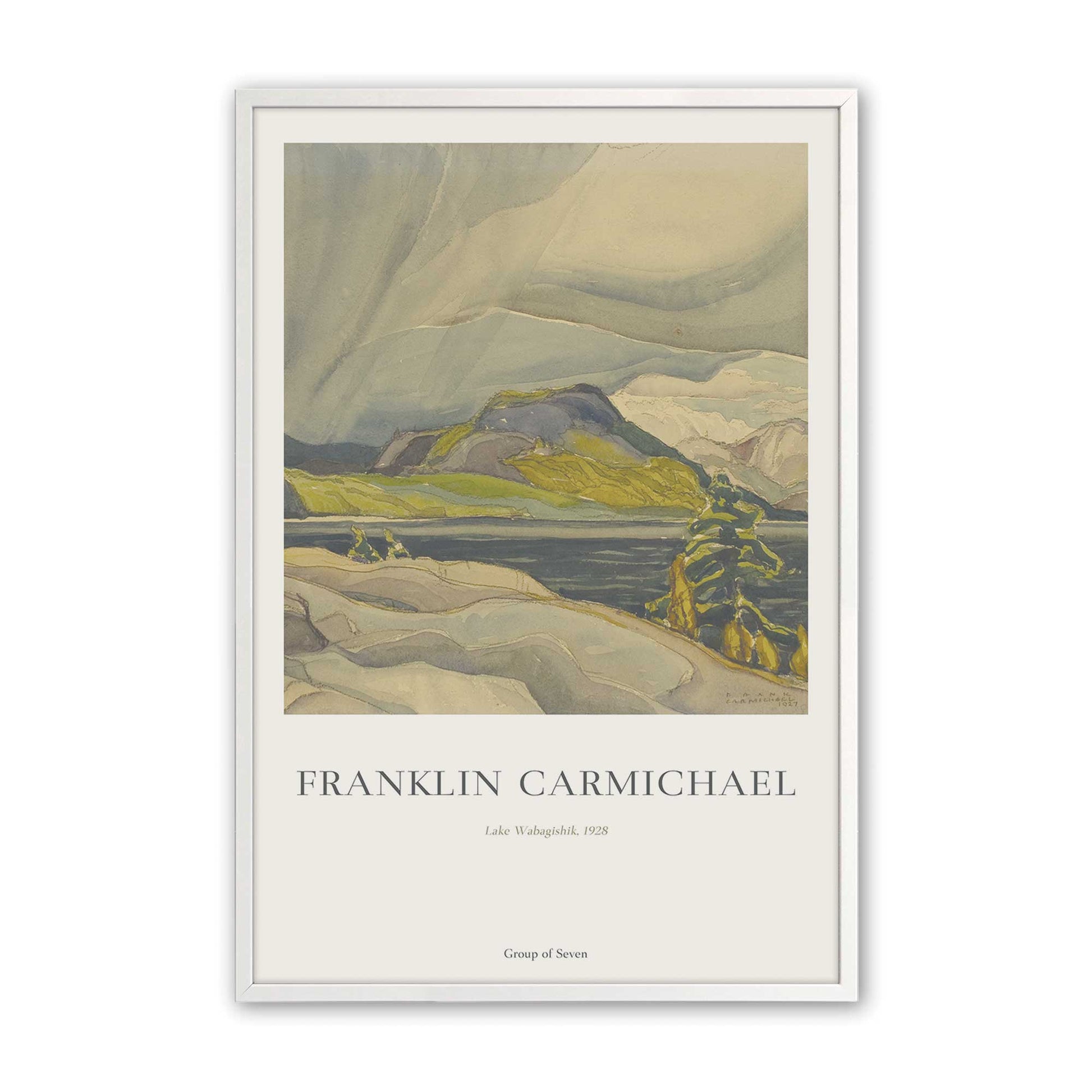 [Color:Opaque White], Picture of art in a Opaque White frame