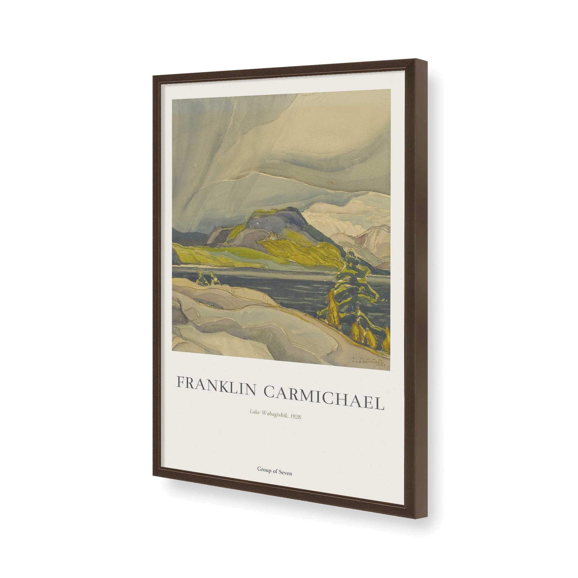 [Color:Belvinder Brown], Picture of art in a Belvinder Brown frame of the corner