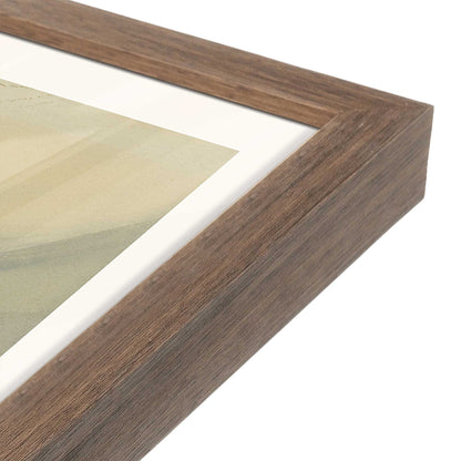 [Color:Walnut], Picture of art in a Walnut frame at an angle