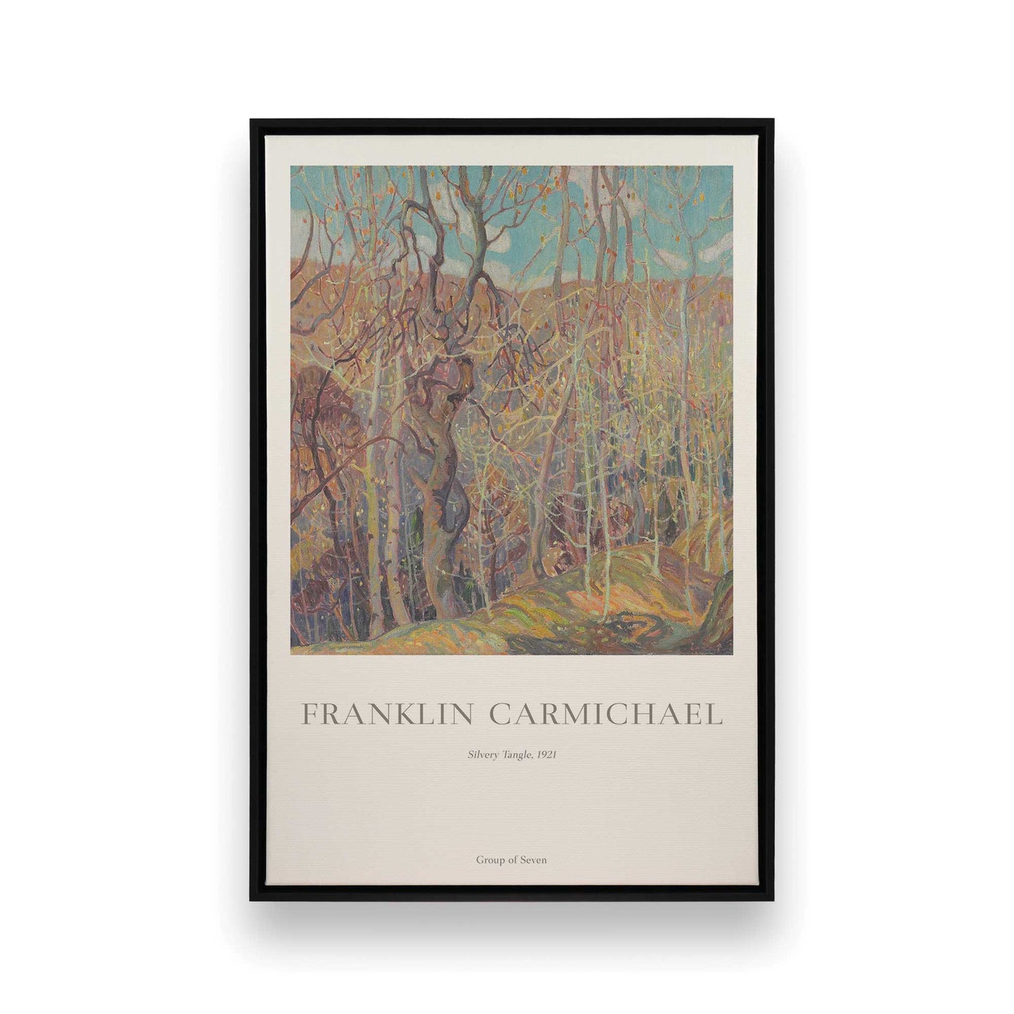 [Color:Satin Black], Picture of art in a Satin Black frame
