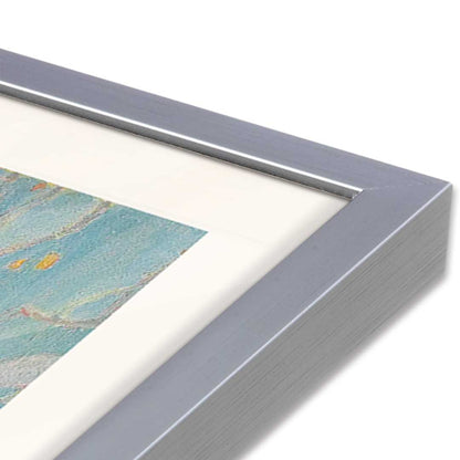 [Color:Polished Chrome], Picture of art in a Polished Chrome frame at an angle