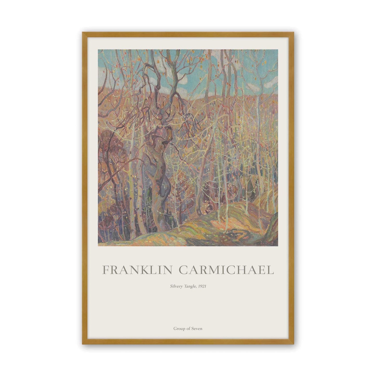 [Color:Polished Gold], Picture of art in a Polished Gold frame