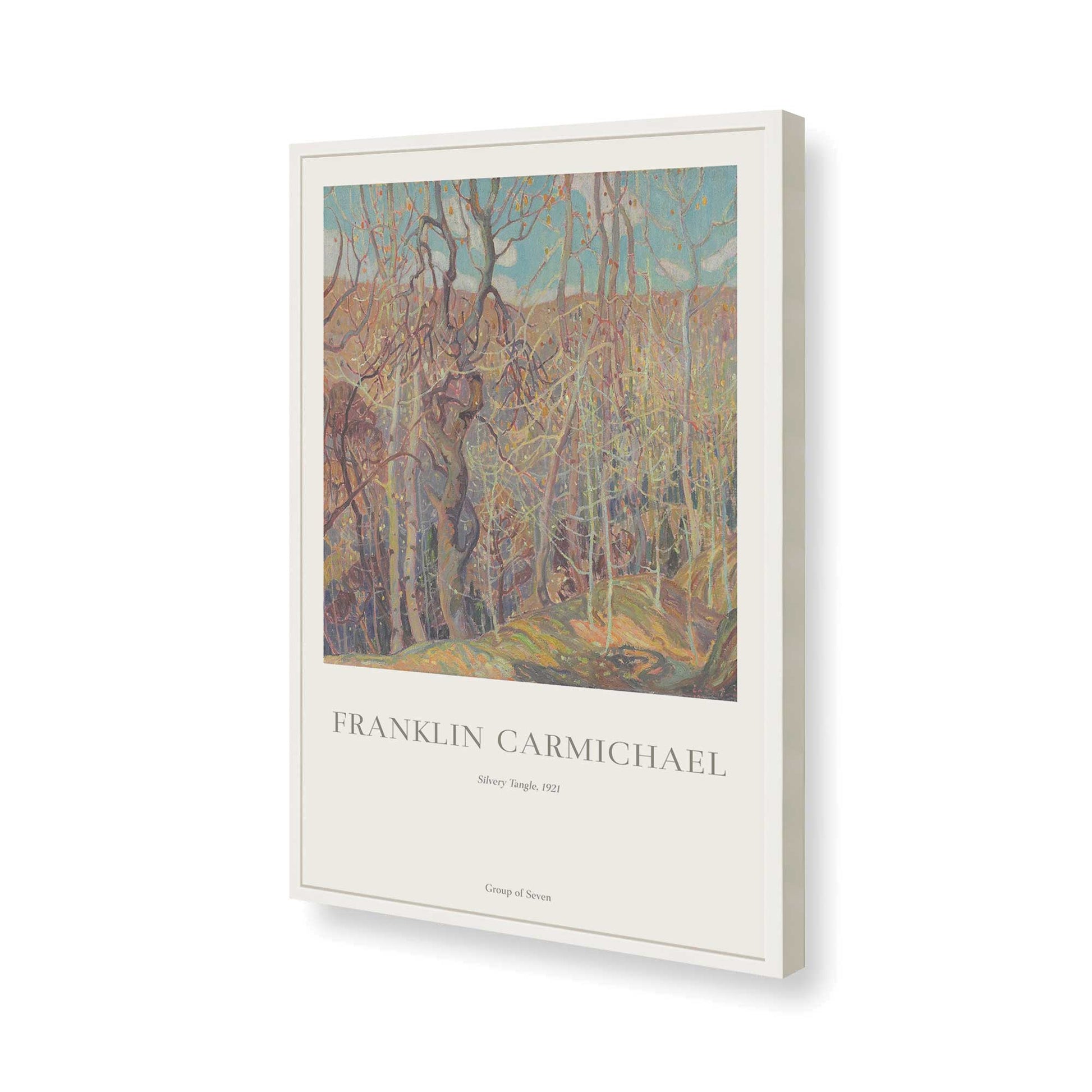 [Color:Opaque White], Picture of art in a Opaque White frame of the corner