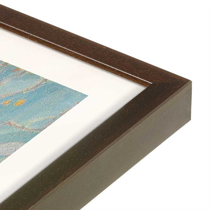 [Color:Belvinder Brown], Picture of art in a Belvinder Brown frame at an angle