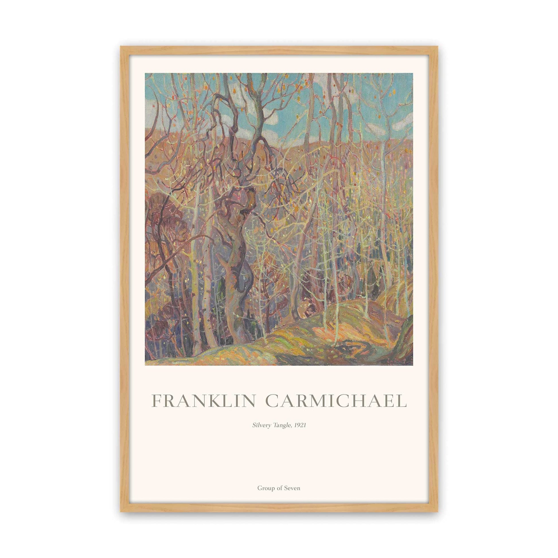 [Color:American Maple], Picture of art in a American Maple frame
