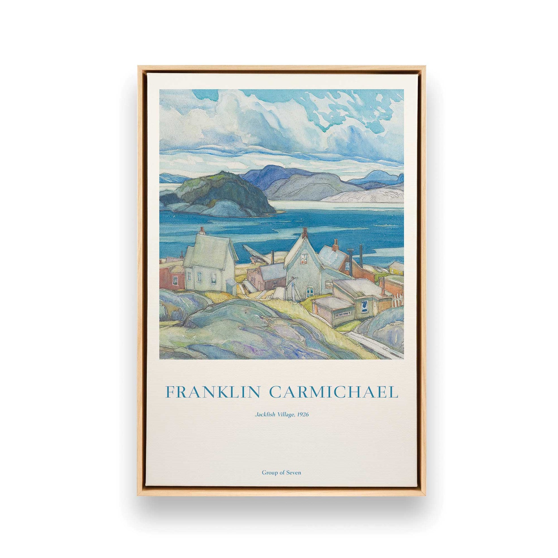 [Color:American Maple], Picture of art in a American Maple frame