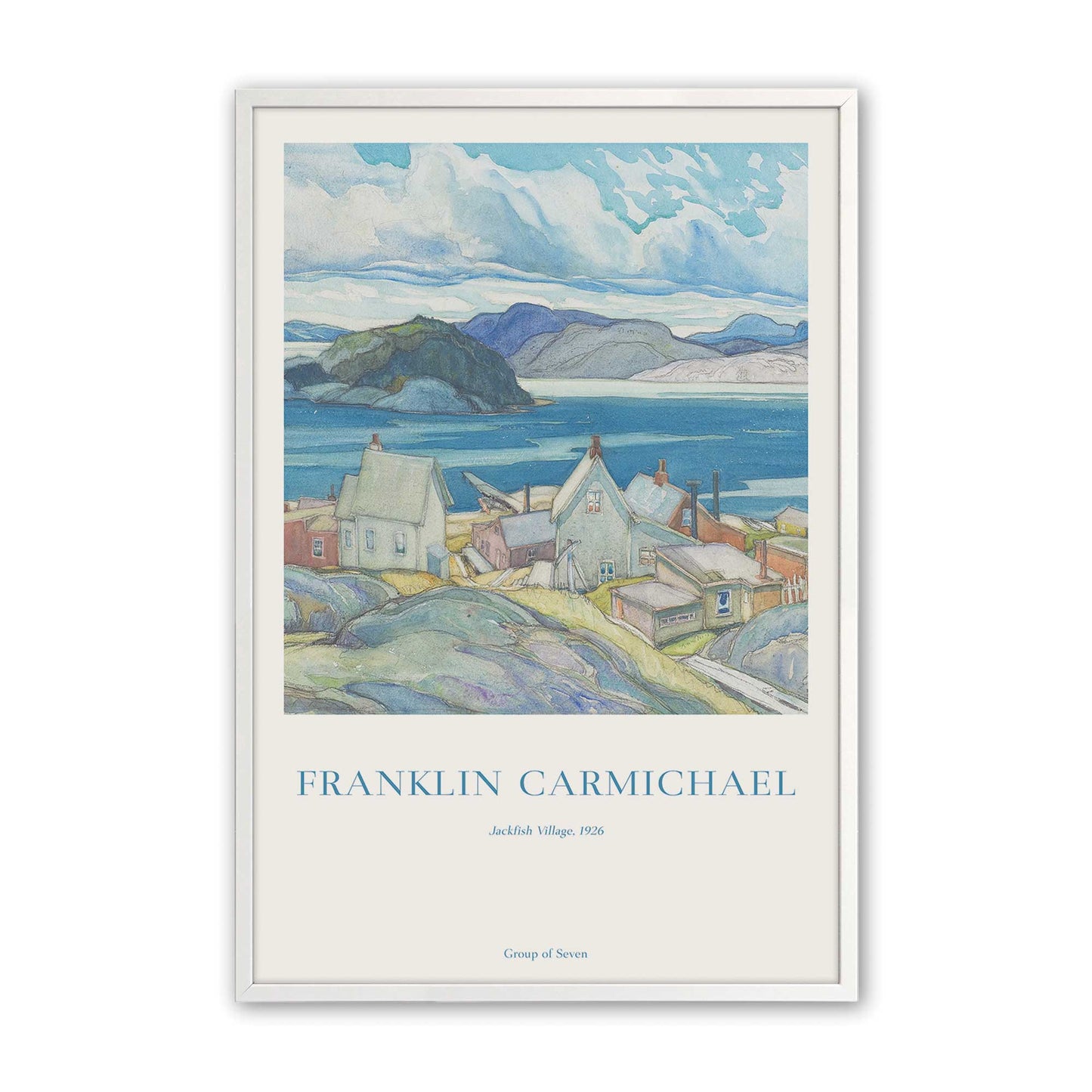 [Color:Opaque White], Picture of art in a Opaque White frame