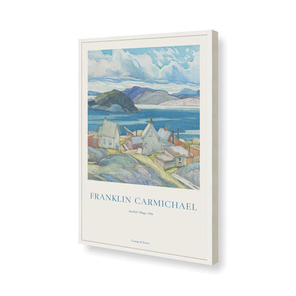 [Color:Opaque White], Picture of art in a Opaque White frame of the corner