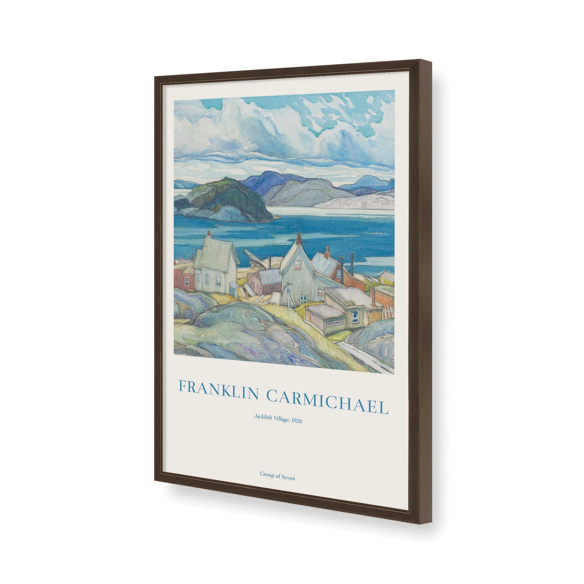 [Color:Belvinder Brown], Picture of art in a Belvinder Brown frame of the corner