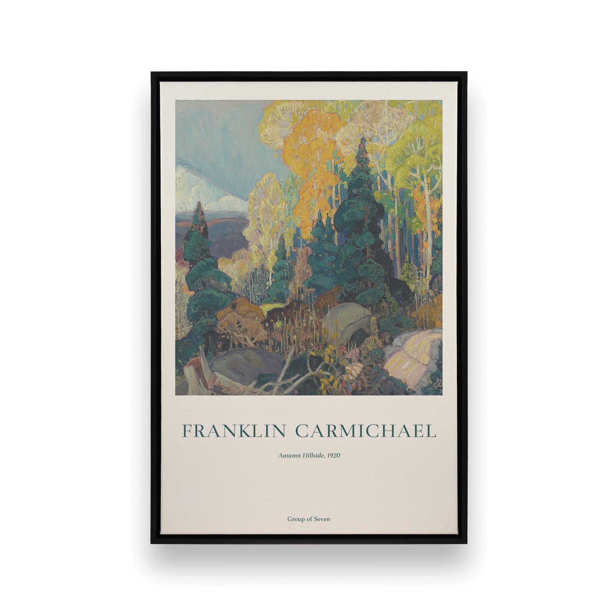 [Color:Satin Black], Picture of art in a Satin Black frame
