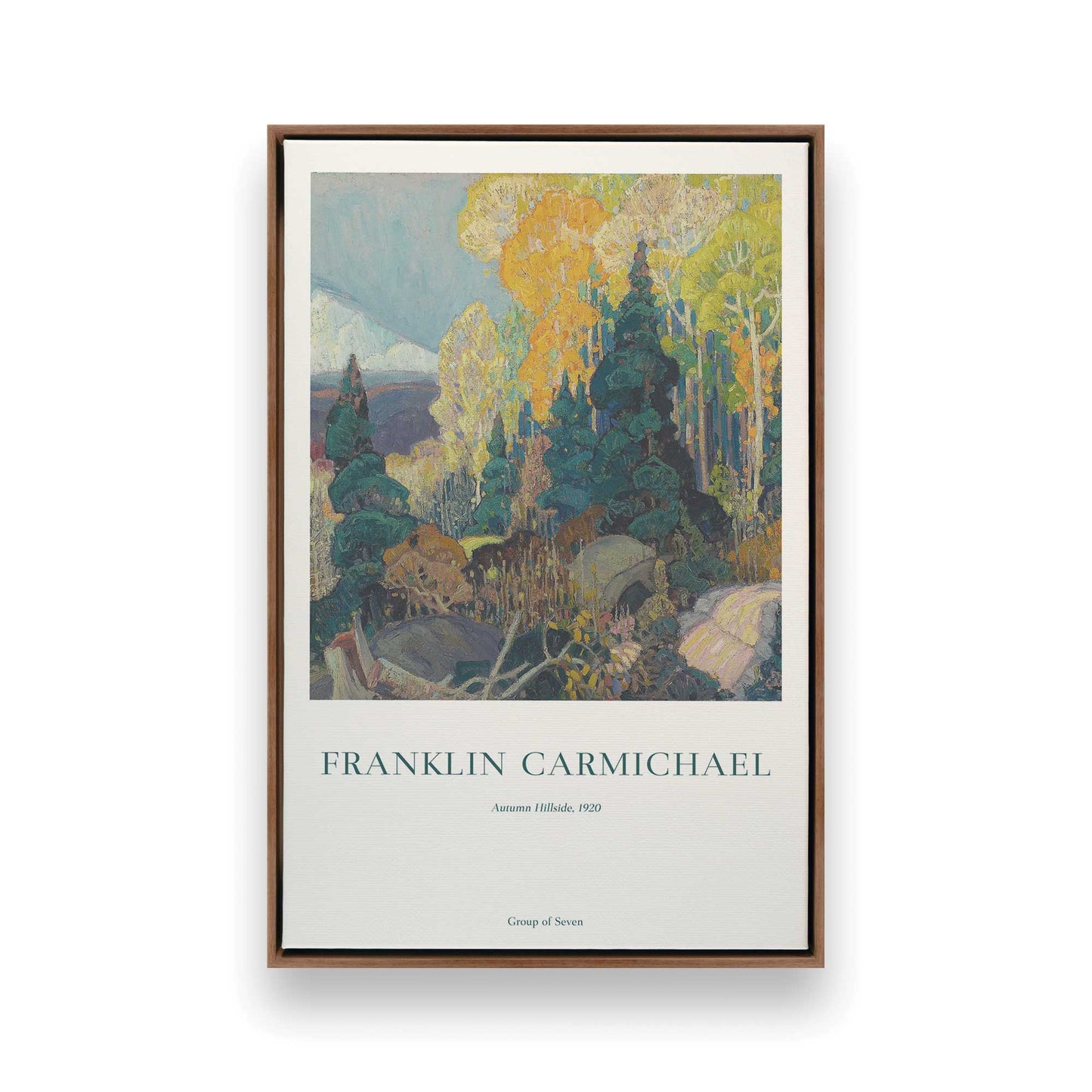 [Color:Walnut], Picture of art in a Walnut frame