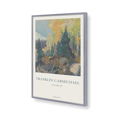[Color:Polished Chrome], Picture of art in a Polished Chrome frame of the corner