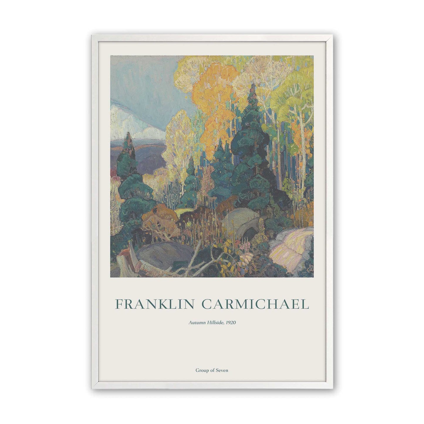 [Color:Opaque White], Picture of art in a Opaque White frame