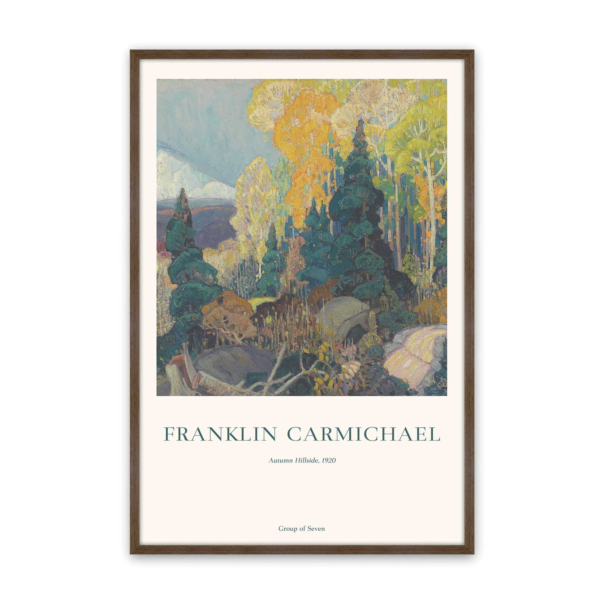 [Color:Walnut], Picture of art in a Walnut frame