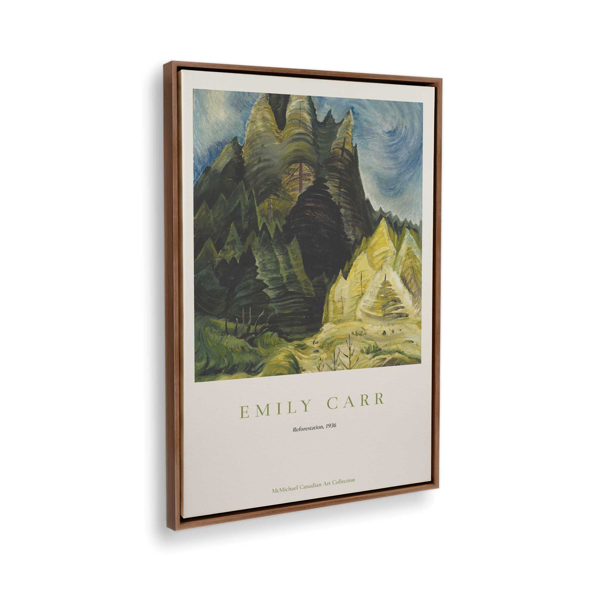 [Color:Walnut], Picture of the corner of the art
