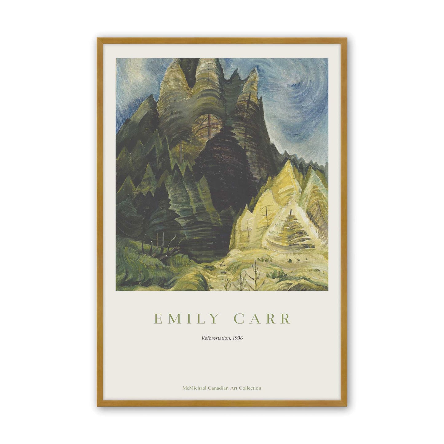 [Color:Polished Gold], Picture of art in a Polished Gold frame