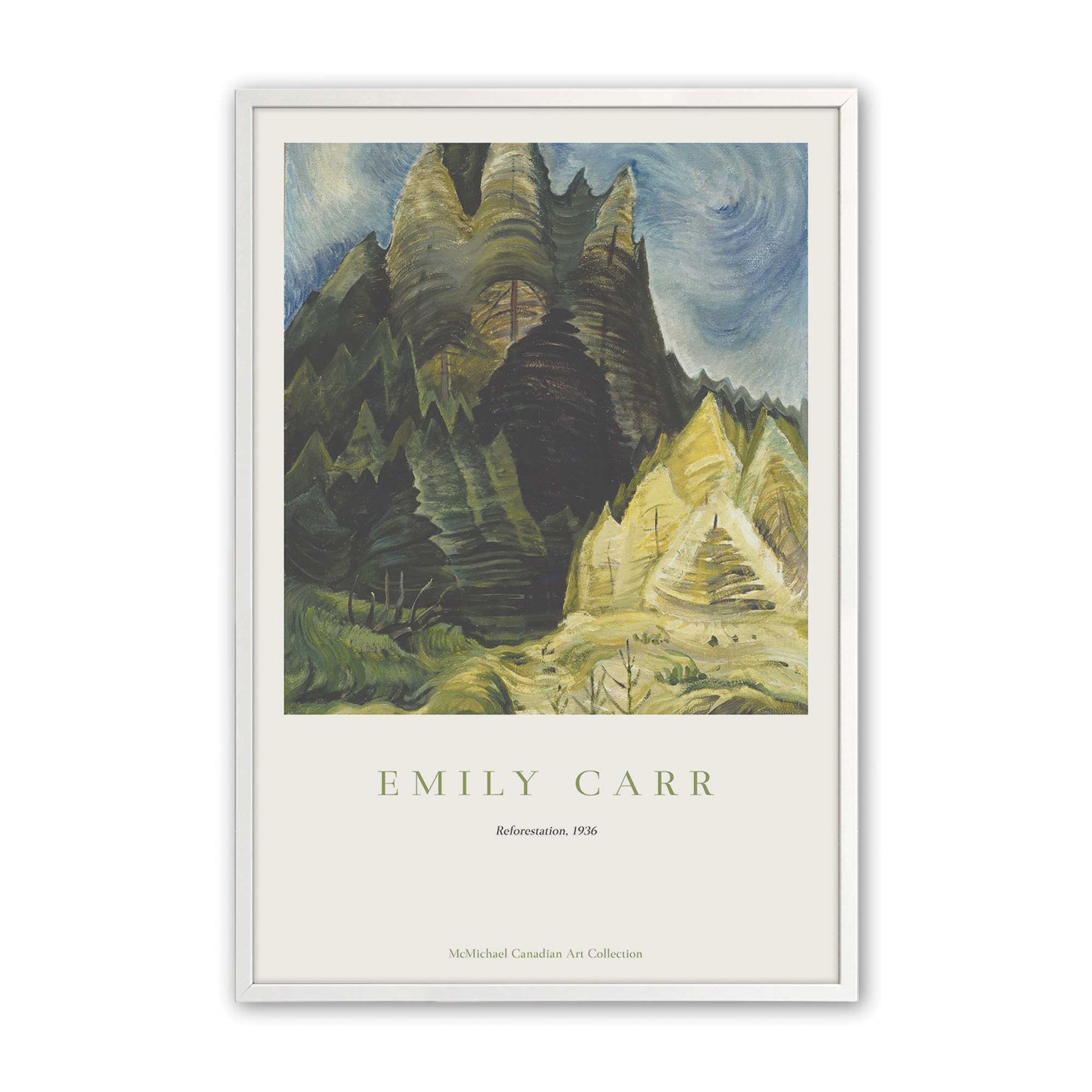 [Color:Opaque White], Picture of art in a Opaque White frame