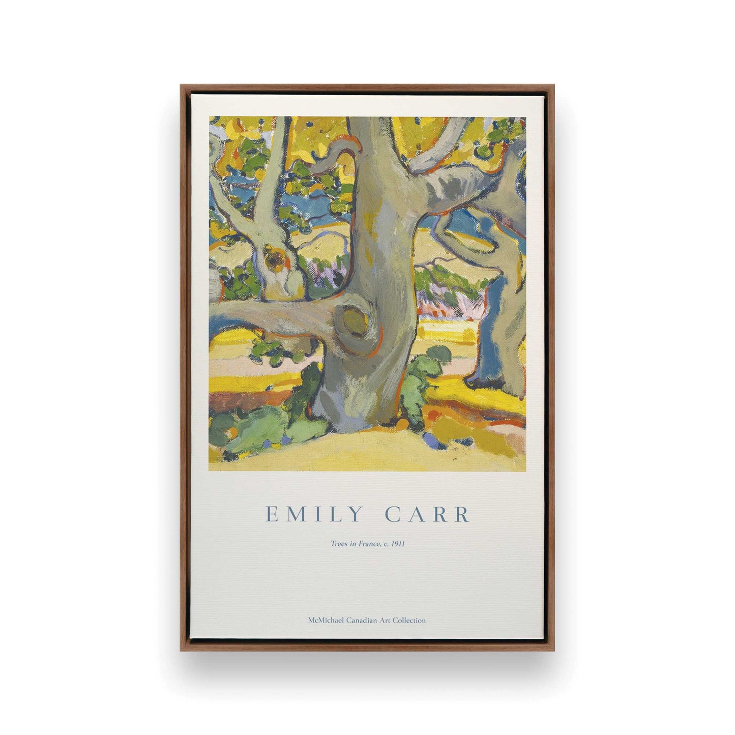 [Color:Walnut], Picture of art in a Walnut frame