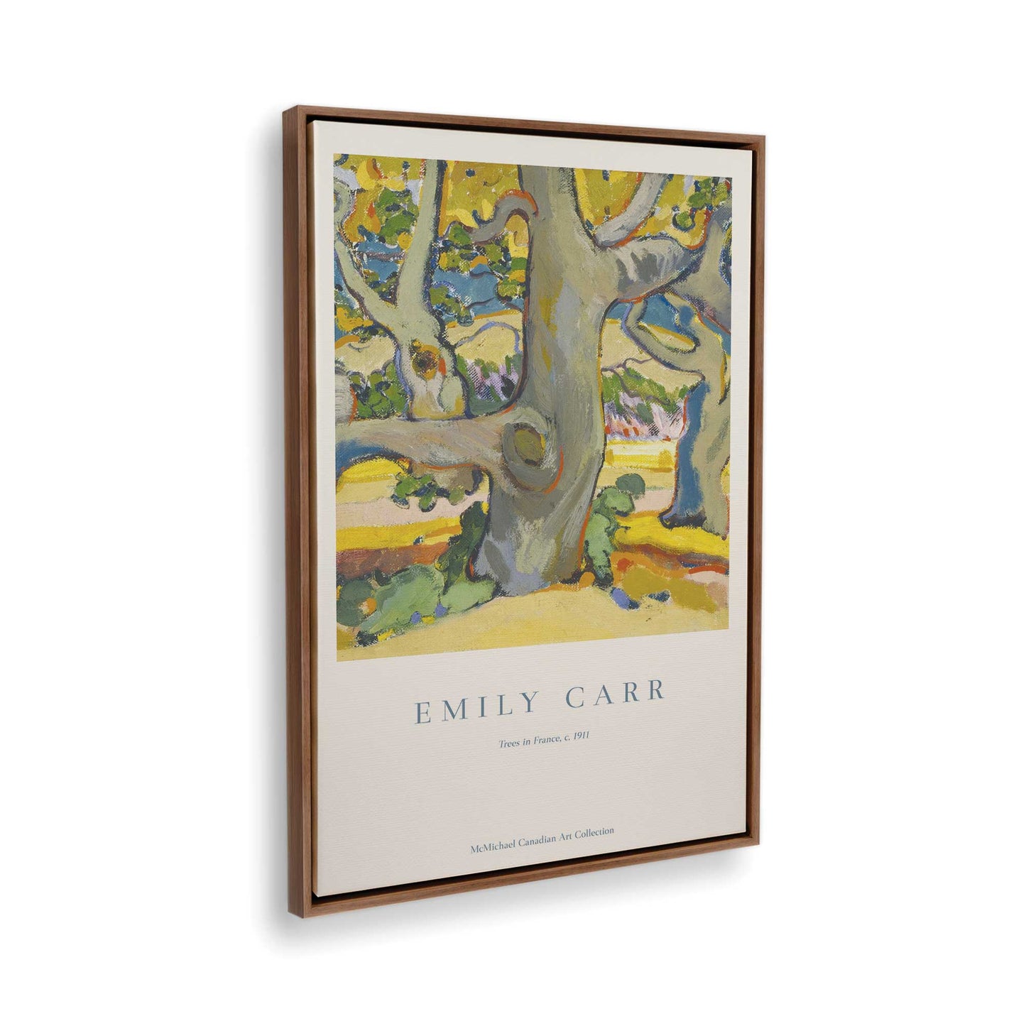 [Color:Walnut], Picture of the corner of the art