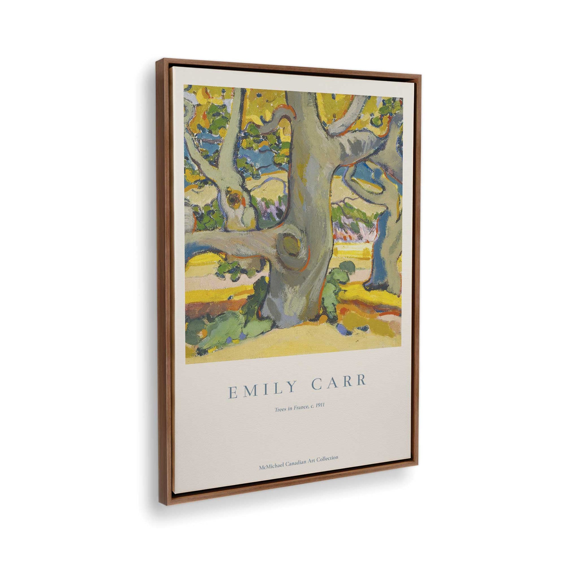 [Color:Walnut], Picture of the corner of the art