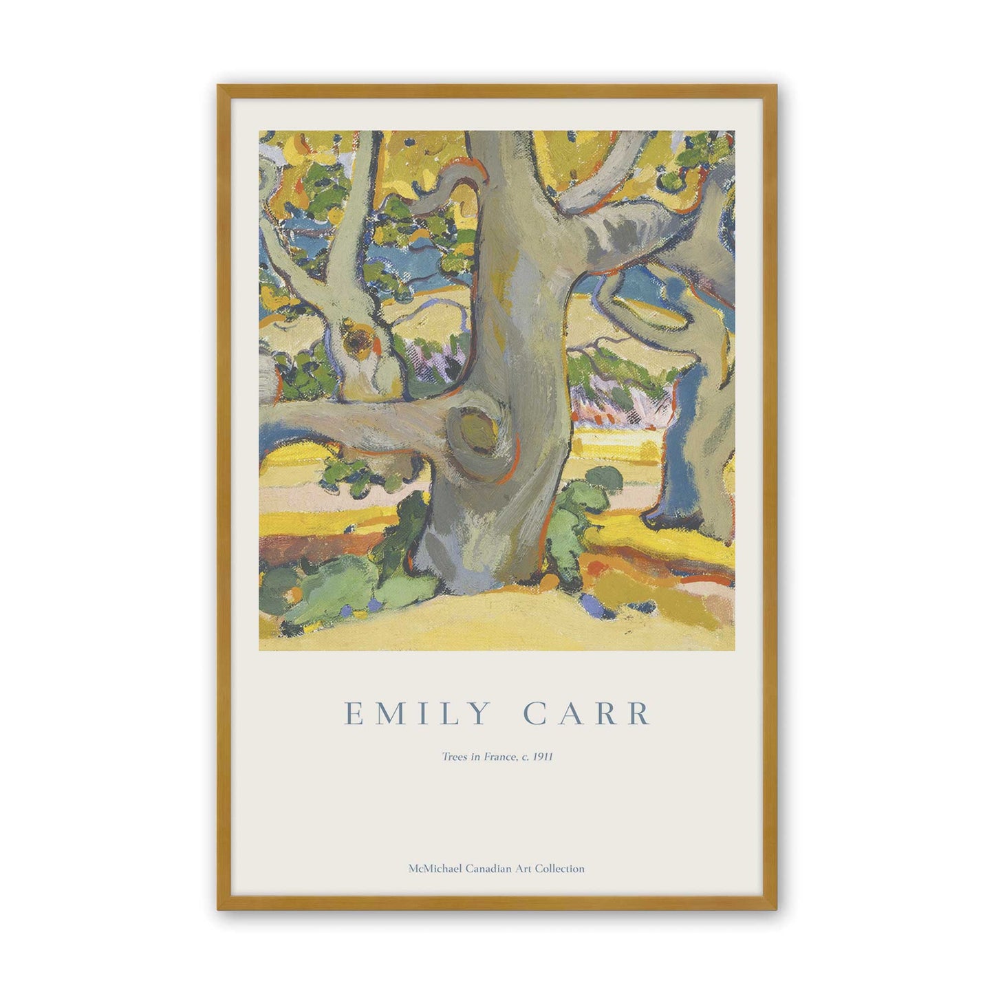 [Color:Polished Gold], Picture of art in a Polished Gold frame