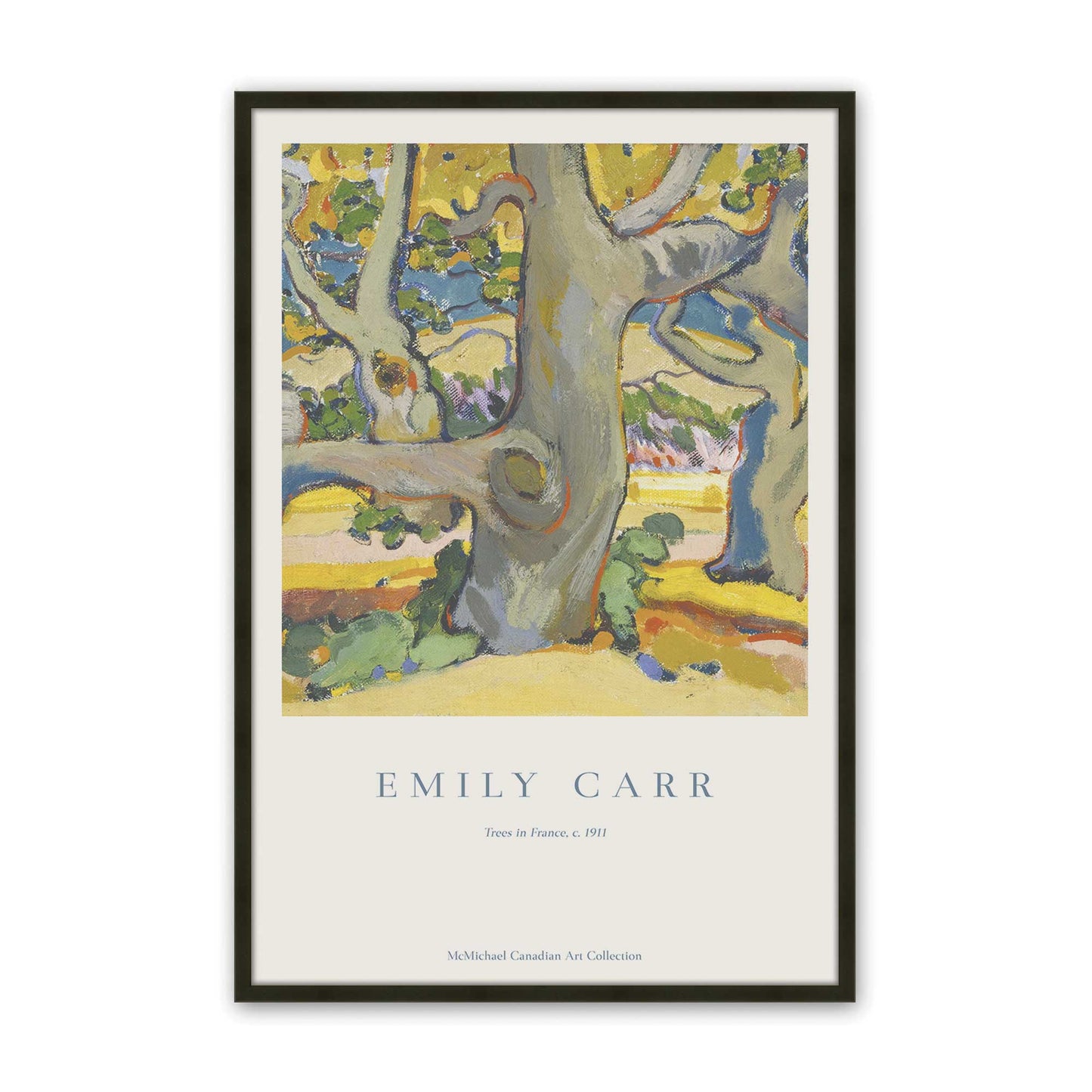 [Color:Satin Black], Picture of art in a Satin Black frame