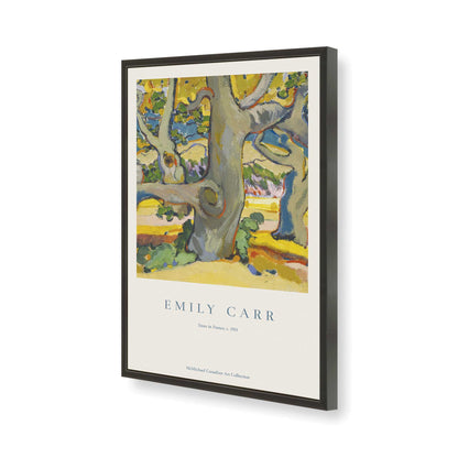 [Color:Satin Black], Picture of art in a Satin Black frame of the corner