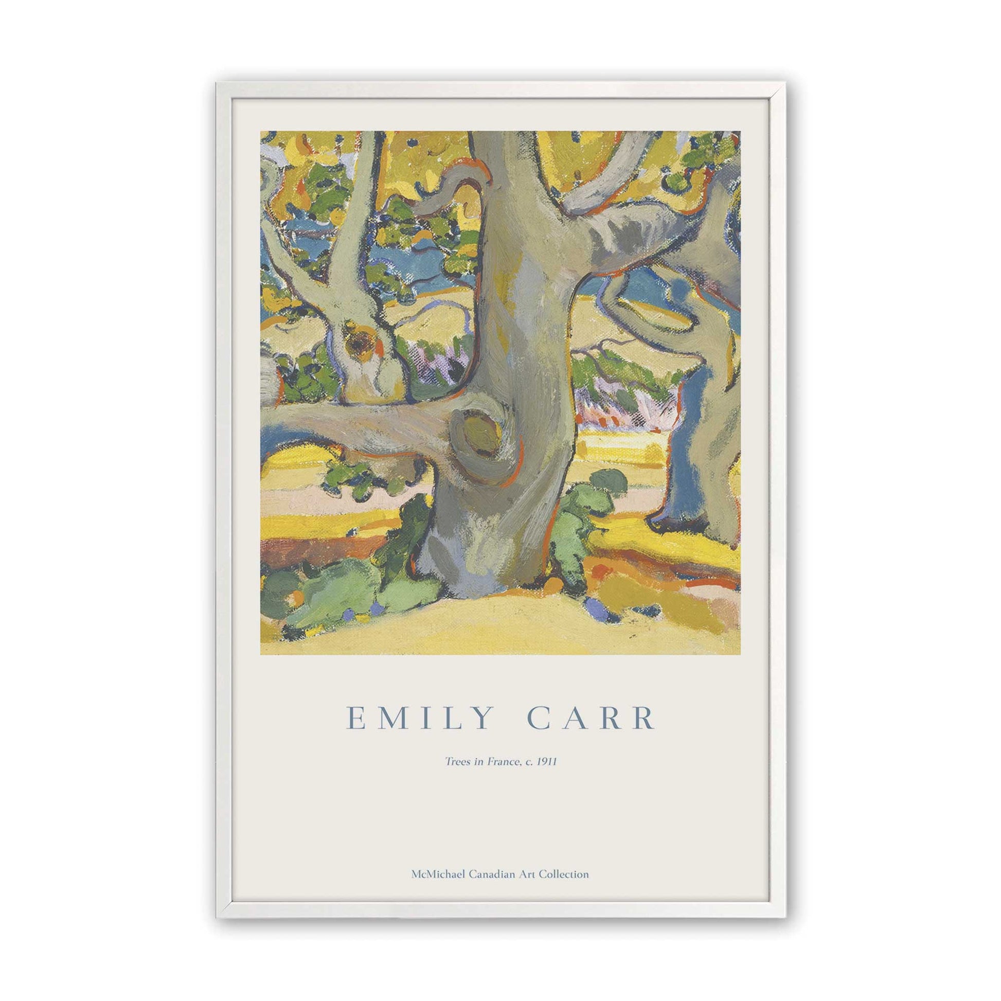 [Color:Opaque White], Picture of art in a Opaque White frame