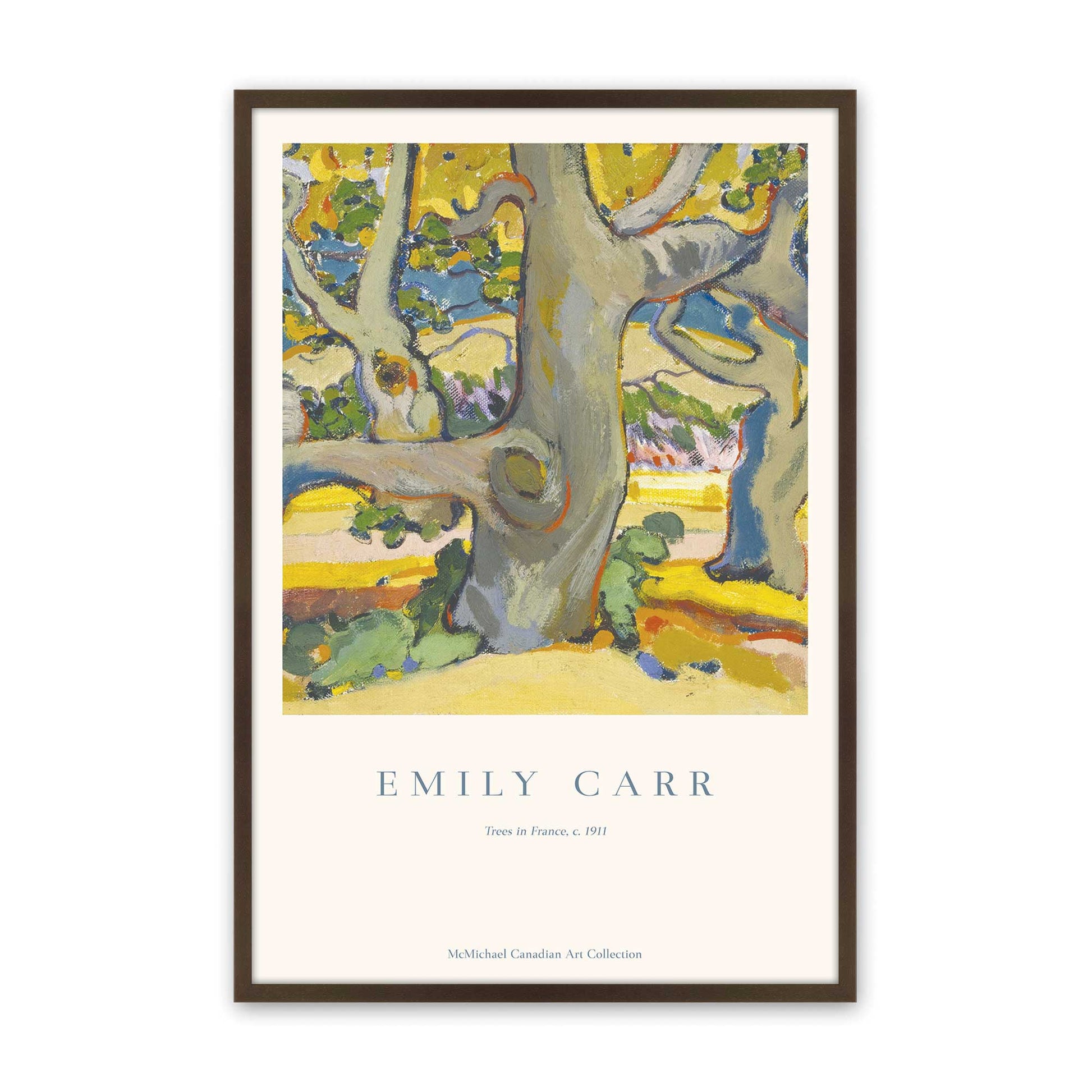 [Color:Belvinder Brown], Picture of art in a Belvinder Brown frame