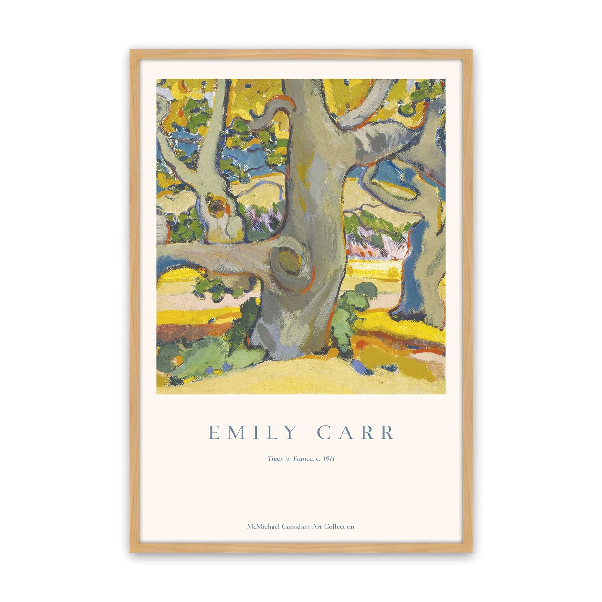 [Color:American Maple], Picture of art in a American Maple frame