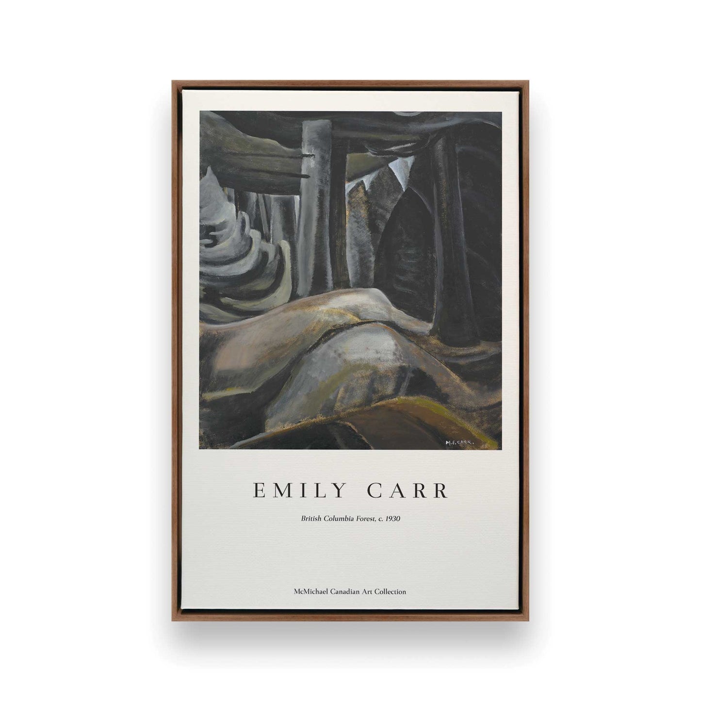 [Color:Walnut], Picture of art in a Walnut frame