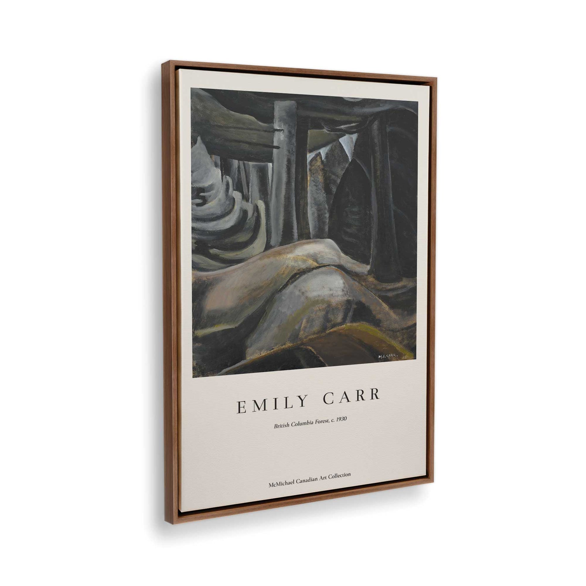 [Color:Walnut], Picture of the corner of the art