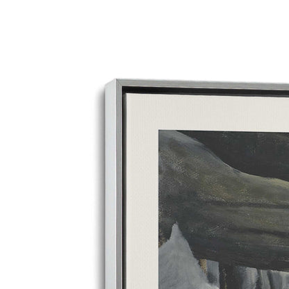 [Color:Polished Chrome], Picture of art in a Polished Chrome frame at an angle