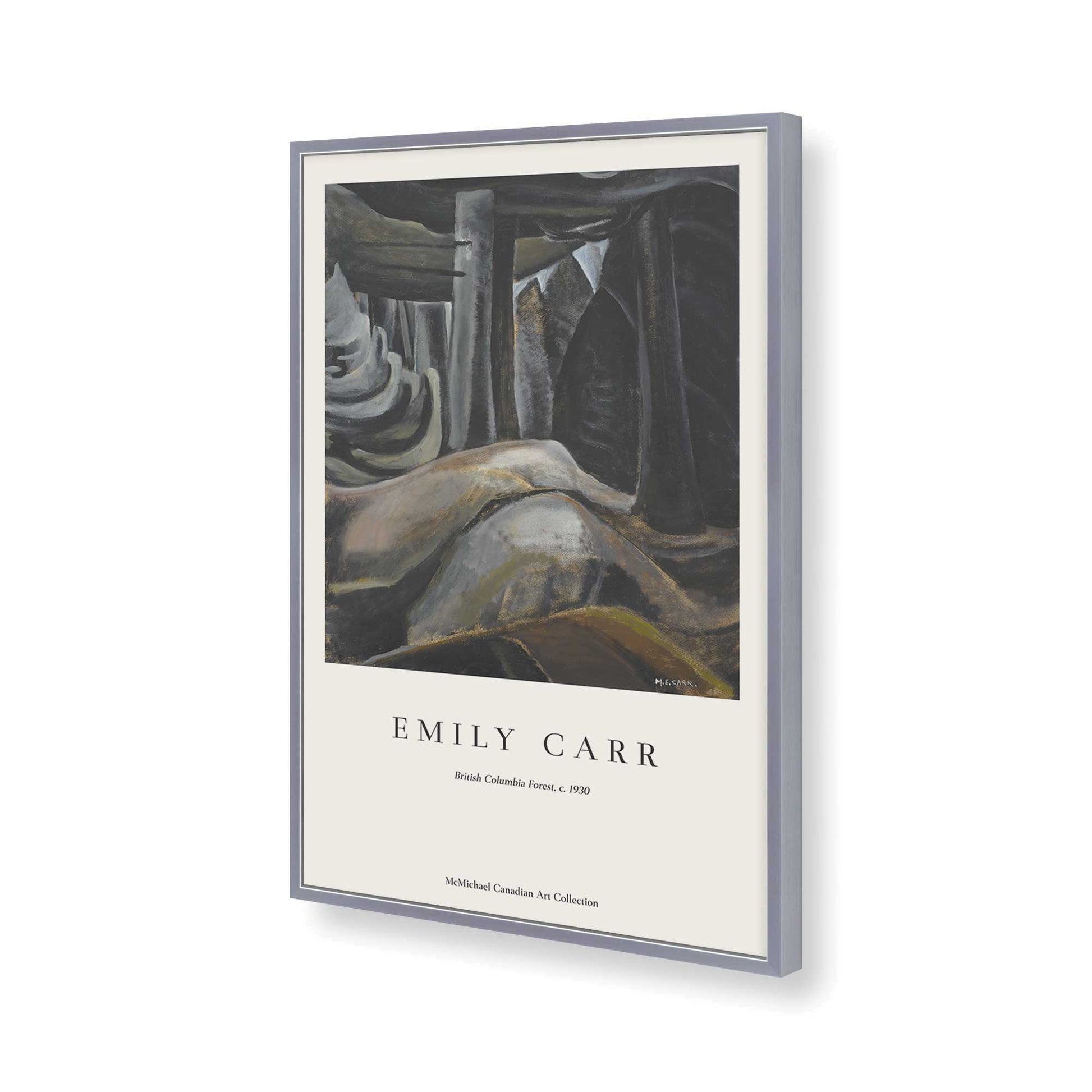 [Color:Polished Chrome], Picture of art in a Polished Chrome frame of the corner