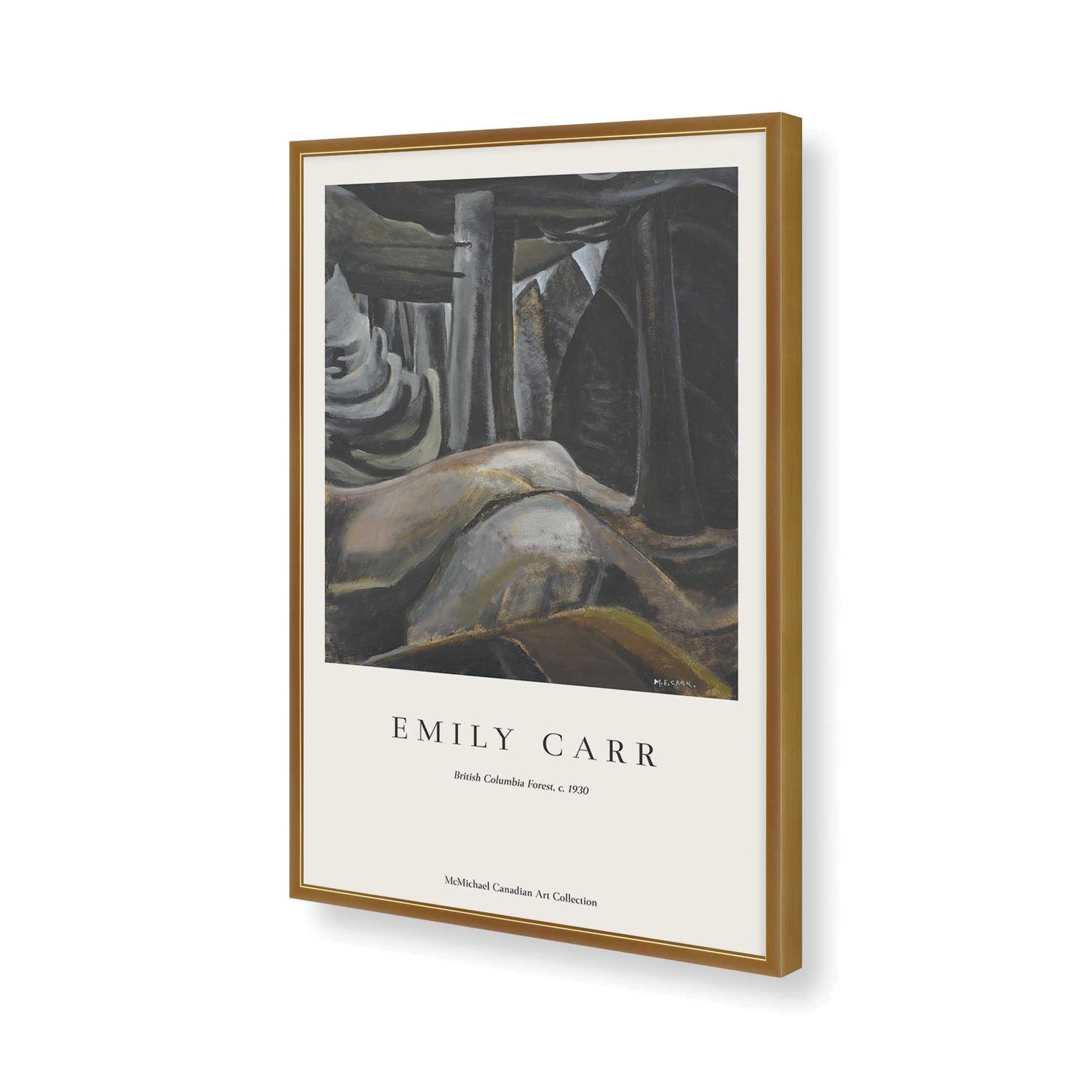 [Color:Polished Gold], Picture of art in a Polished Gold frame of the corner