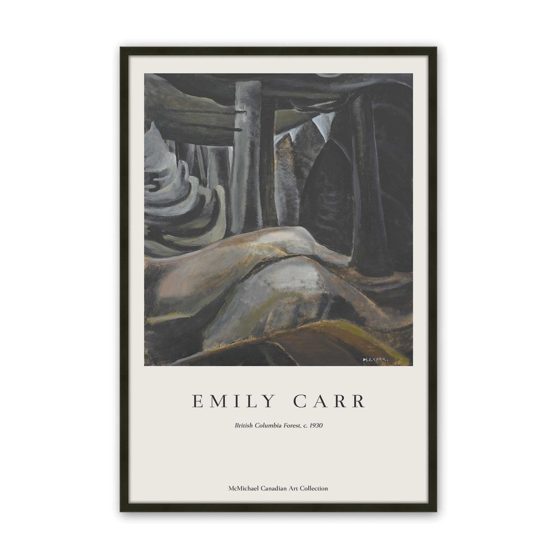 [Color:Satin Black], Picture of art in a Satin Black frame