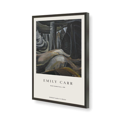 [Color:Satin Black], Picture of art in a Satin Black frame of the corner