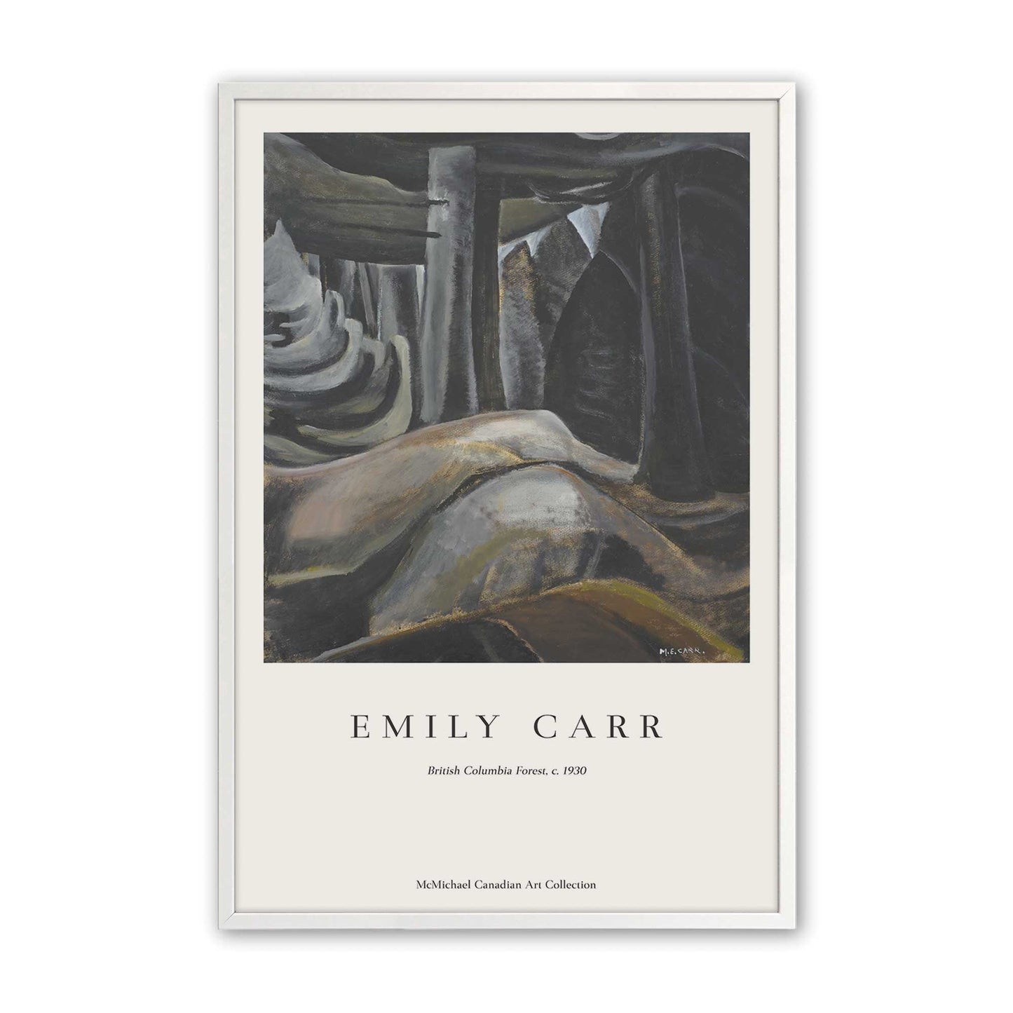 [Color:Opaque White], Picture of art in a Opaque White frame