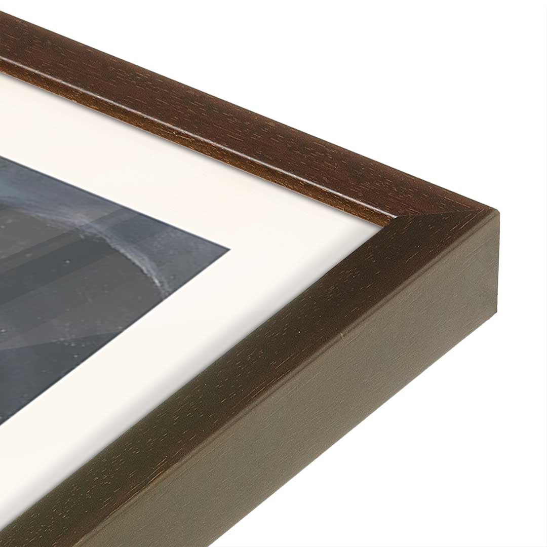 [Color:Belvinder Brown], Picture of art in a Belvinder Brown frame at an angle